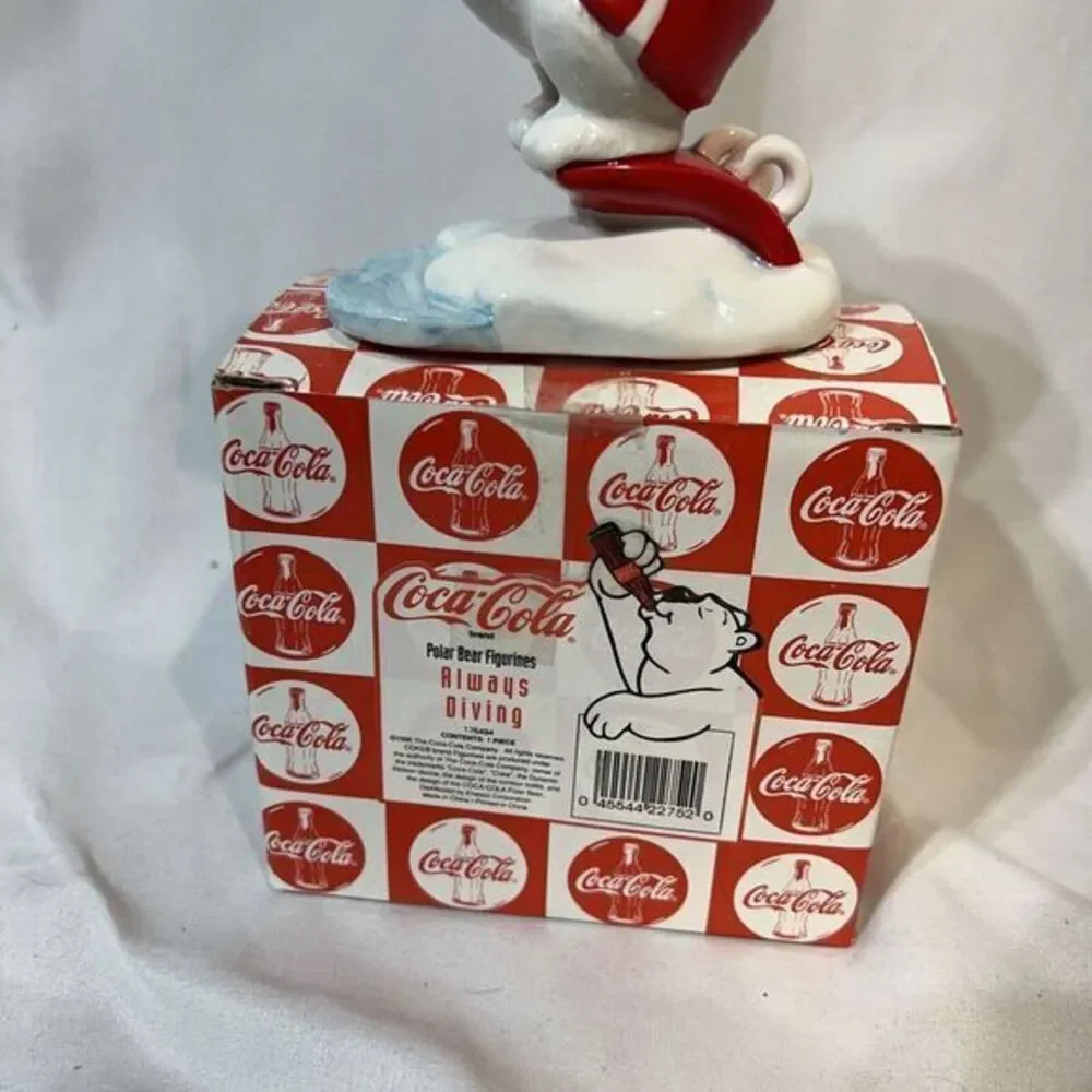 Coca Cola Polar Bear‎ Figurine Always Diving 1996